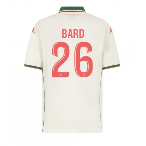 OGC Nice Melvin Bard #26 Maglia Gara Trasferta Repliche 2025-26 Maniche Corte OGC Nice Melvin Bard #26 Maglia Gara Trasferta Repliche 2025-26 Maniche Corte